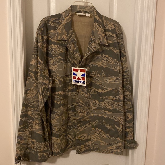 Propper ABU Mens Tactical Military Coat Tiger Digital Camo 48S XL - Picture 2 of 16